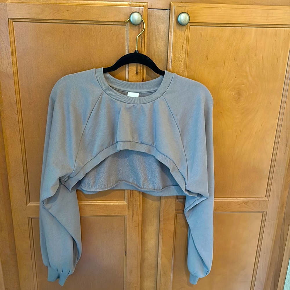 Gray Half Sweater